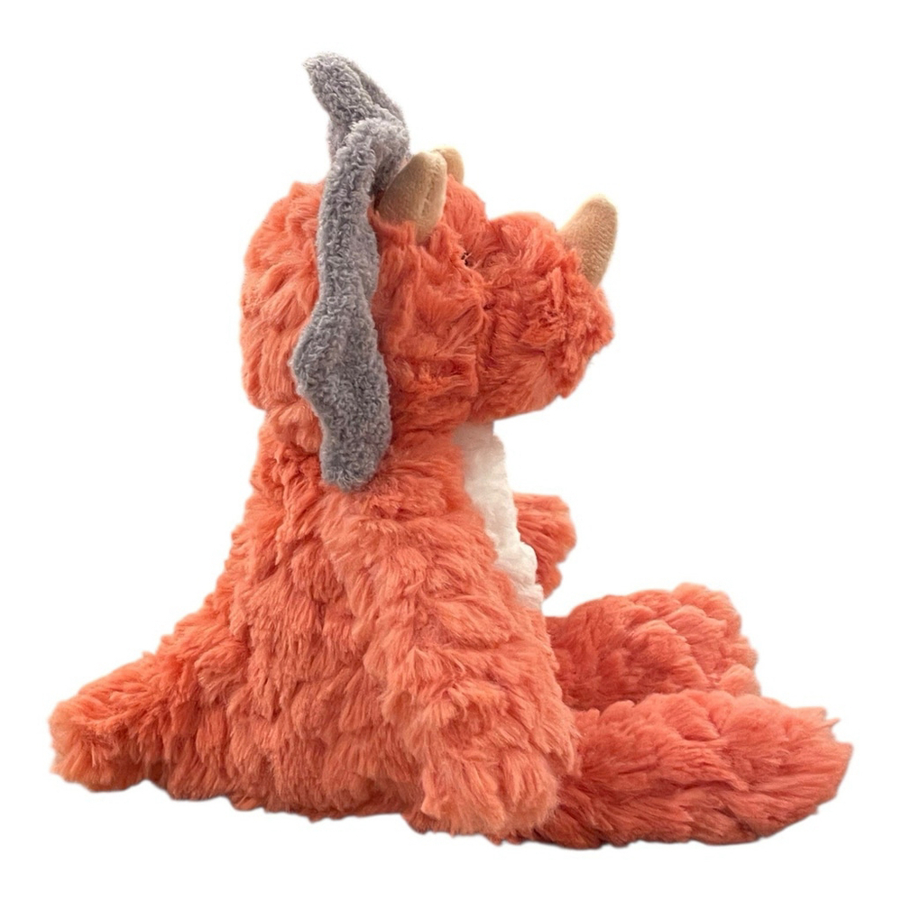 Mary Meyer Putty Dino Dinosaur Plush Lovey Triceratops Stuffed Animal Baby Toy - Picture 2 of 10